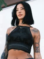 Omane Crop top Black