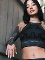 Omane Crop top Black - Image 2