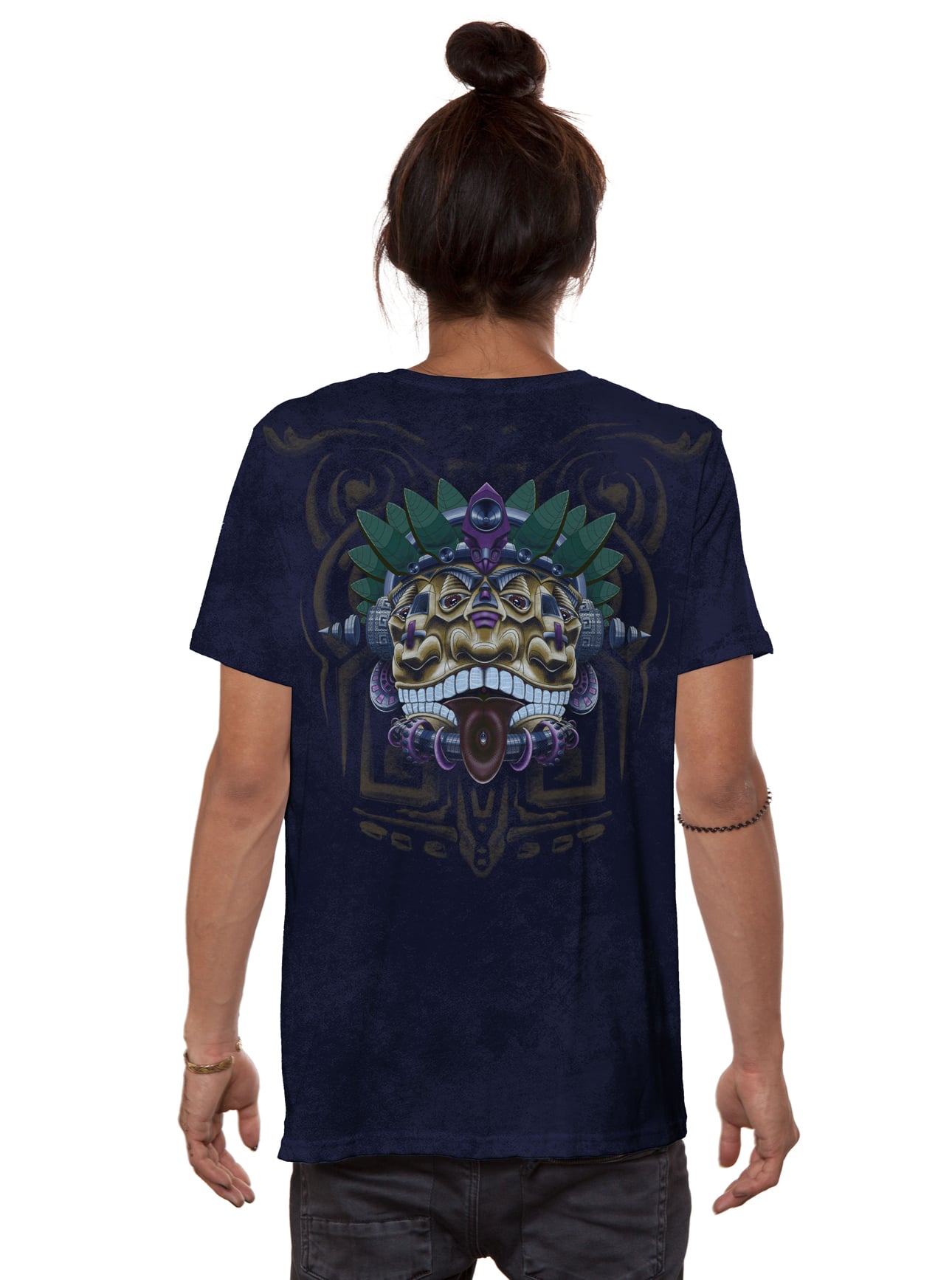 absolute hypnotic ts_0000_Layer 21 ABSOLUTE HYPNOTIC T-SHIRT BLUE GALAXY - Image 1