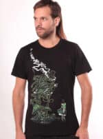 Caterpiller Men T-shirt BLACK - Image 4