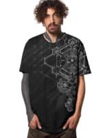 RYOMA MEN T-SHIRT BLACK - Image 2