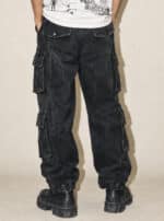 SHINOBI MEN'S PANTS WASH BLACK - Image 4