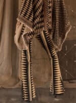 bell bottom pant coffee zebra - Image 2