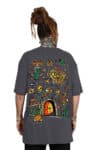 Feeling Green Oversize shirt Dark grey