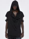 HANG BLACK- MEN’S HOODED T SHIRT