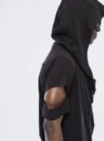 HANG BLACK- MEN’S HOODED T SHIRT - Image 3
