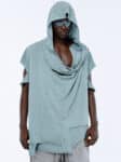 HANG GREY- MEN'S HOODED T SHIRT