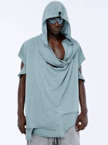 HANG GREY- MEN'S HOODED T SHIRT