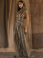kalahari pant indigo zebra