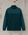 WHITE NOISE HOOD-BOTANICAL GREEN