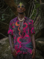 Yacxi Bamboo Shirt FIRE DRAGONS - Image 2