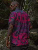 Yacxi Bamboo Shirt FIRE DRAGONS - Image 3