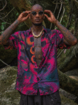 Yacxi Bamboo Shirt FIRE DRAGONS