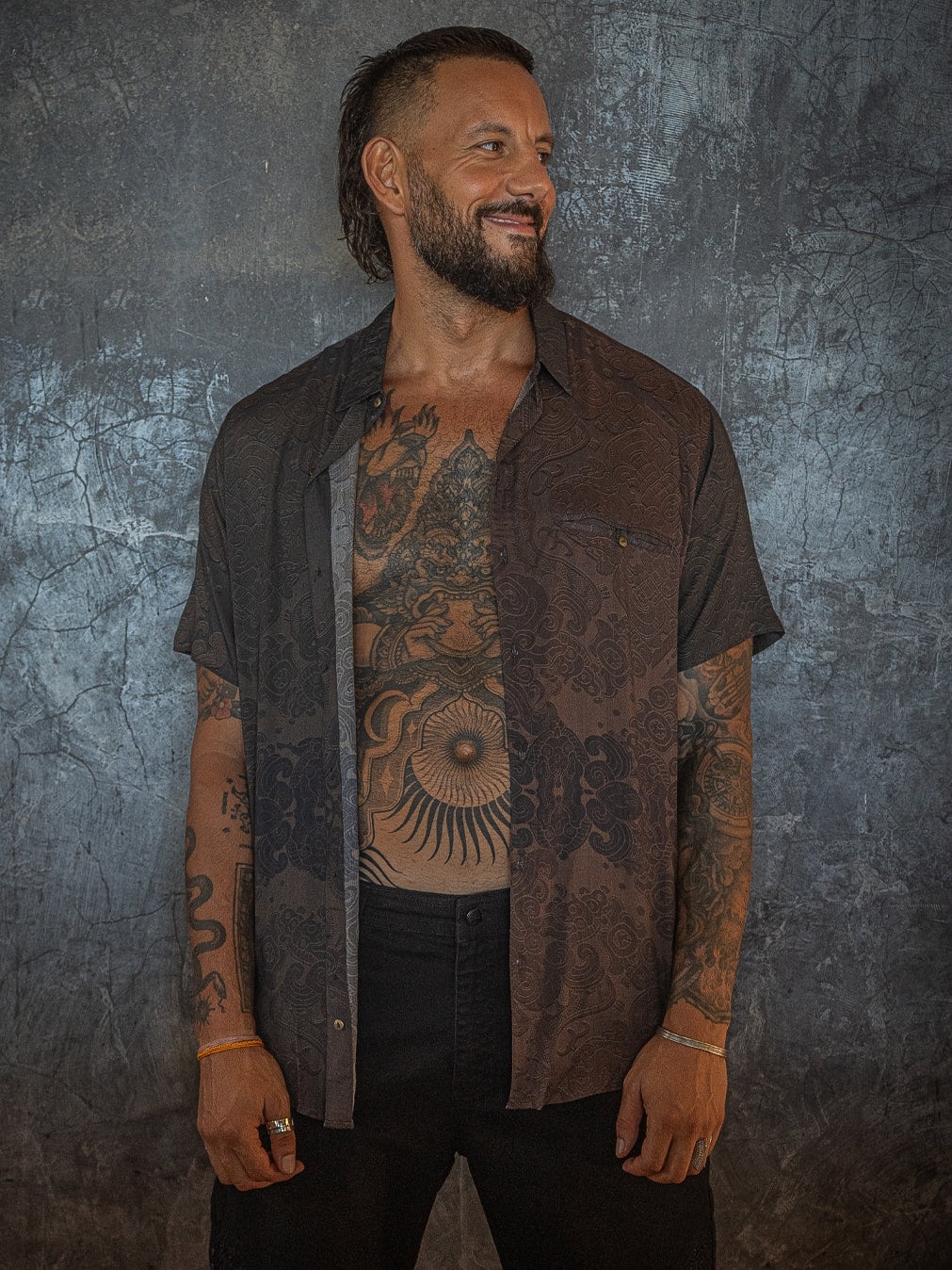 ShirtBambooMAYANCODEX12_no_logo_clean Yacxi Bamboo Shirt MAYAN CODEX - Image 1